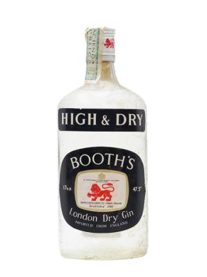 Booths High Dry Gin Bot1970s