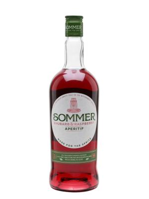 Sommer Rhubarb Raspberry Aperitif