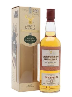 Benrinnes 1978 Bot1995 Centenary Reserve Gordon MacPhail Speyside Whisky