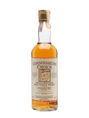 Coleburn 1972 Bot1980s Connoisseurs Choice Speyside Whisky
