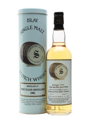 Port Ellen 1981 17 Year Old Cask 138588 Signatory Islay Whisky