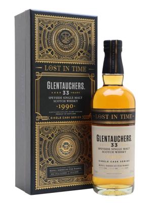Glentauchers 1990 33 Year Old Cask 5218 Lost In Time Series Speyside Whisky