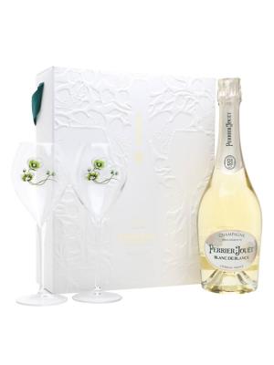 PerrierJout Blanc de Blancs NV Glass Set