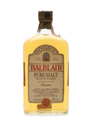 Balblair 5 Year Old Bot1980s Litre Highland Whisky