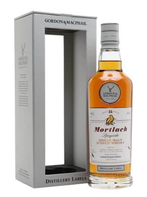 Mortlach 25 Year Old GM Distillery Labels Speyside Whisky