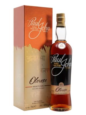 Paul John Oloroso Select Cask Single Malt Indian Whisky