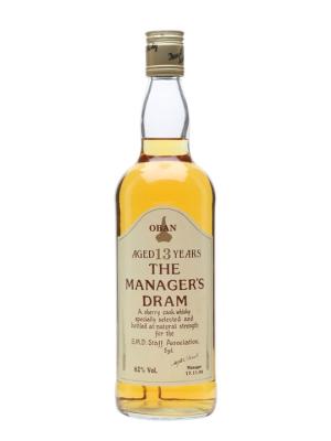 Oban 13 Year Old Bot1990 Managers Dram Sherry Cask Highland Whisky