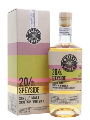 20 Year Old Speyside Cognac Finish Whisky Works Single Whisky