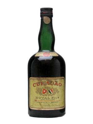 Duval Fils Curacao Martini Rossi Bot1950s