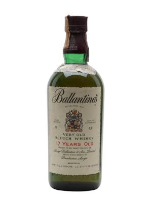 Ballantines 17 Year Old Bot1970s Blended Scotch Whisky