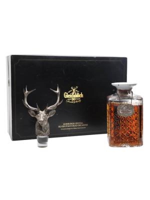 Glenfiddich 30 Year Old Silver Stag Decanter Bot1980s Speyside Whisky