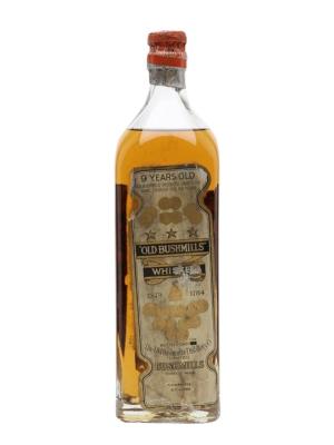 Old Bushmills 9 Year Old Bot1960s Blended Irish Whiskey