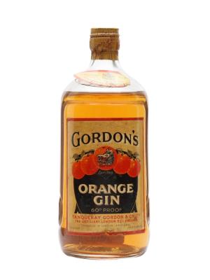 Gordons Orange Gin HM The Queen Bot1950s England