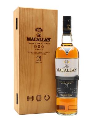 Macallan 21 Year Old Fine Oak Speyside Single Malt Scotch Whisky