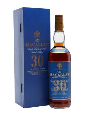 Macallan 30 Year Old Sherry Oak Speyside Single Malt Scotch Whisky