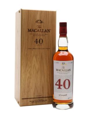 Macallan 40 Year Old The Red Collection 2023 Release Speyside Whisky