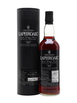 Laphroaig 1981 27 Year Old Sherry Cask Islay Whisky