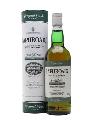 Laphroaig 10 Year Old Cask Strength Misspelt Islay Whisky