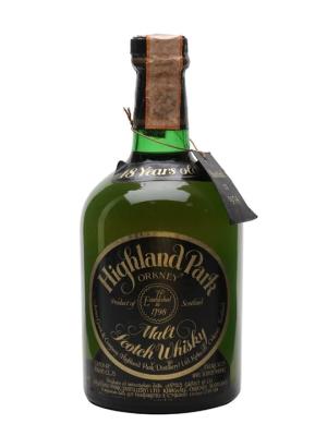 Highland Park 1956 18 Year Old Bot1974 Island Whisky