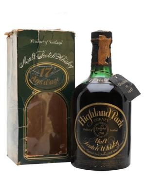 Highland Park 1958 17 Year Old Island Single Malt Scotch Whisky