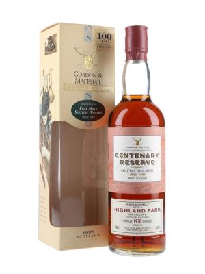 Highland Park 1970 Centenary Reserve Gordon Macphail Island Whisky