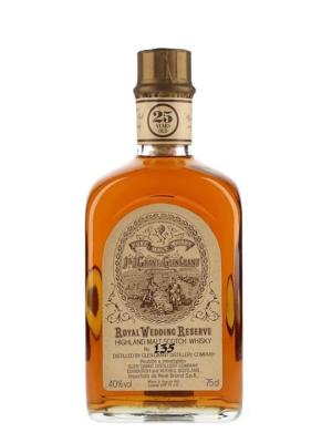 Glen Grant 25 Year Old Royal Wedding Reserve Speyside Whisky