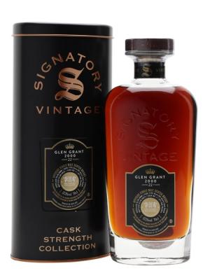 Glen Grant 2000 22 Year Old Sherry Finish Signatory for The Whisky Exchange Speyside Whisky