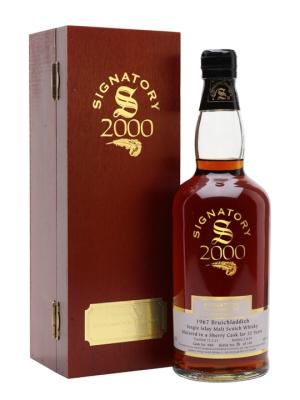 Bruichladdich 1967 32 Year Old Sherry Cask Cask 968 Signatory Islay Whisky