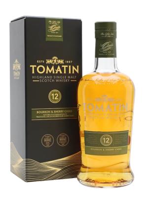 Tomatin 12 Year Old Bourbon Sherry Casks Highland Whisky
