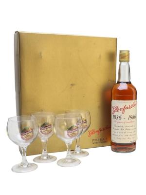 Glenfarclas 150th Anniversary 4 Glasses Set Speyside Whisky