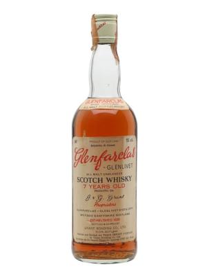 GlenfarclasGlenlivet 7 Year Old Bot1970s Speyside Whisky