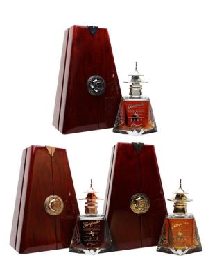 Glenfarclas Pagoda Trilogy Gold Silver Bronze Highland Whisky