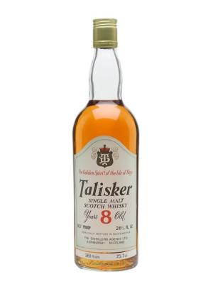 Talisker 8 Year Old Bot1970s Island Single Malt Scotch Whisky