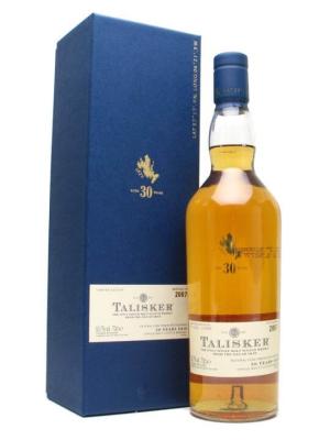 Talisker 30 Year Old Bot2007 Islay Single Malt Scotch Whisky