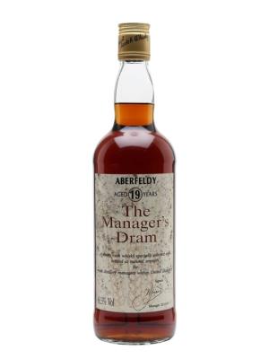 Aberfeldy 19 Year Old Bot1991 Managers Dram Highland Whisky