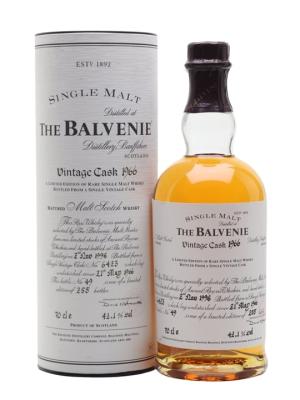 Balvenie 1966 32 Year Old Cask 6423 Speyside Whisky