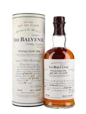 Balvenie 1966 Over 30 Year Old Cask 1895 Speyside Whisky