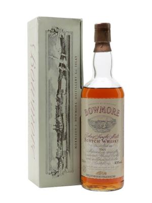 Bowmore 1965 Vintage Label Bot1980s Islay Whisky