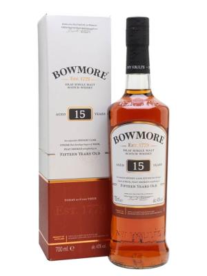 Bowmore 15 Year Old Islay Single Malt Scotch Whisky