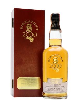 Bowmore 1968 31 Year Old Millennium Edition Cask 3817 Signatory Islay Whisky