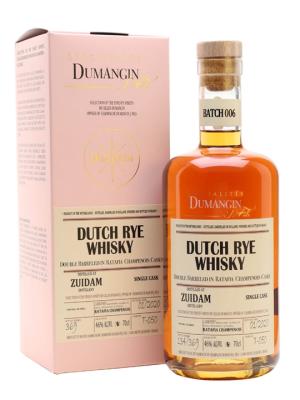 Zuidam Dutch Rye Whisky Ratafia Finish Dumangin Batch 006 Dutch Whisky