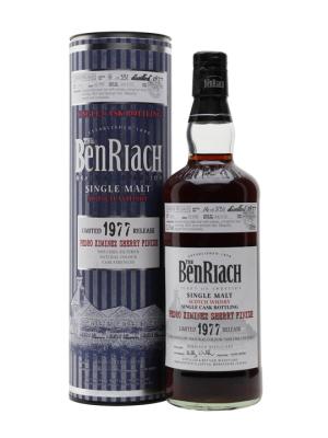 Benriach 1977 33 Year Old Pedro Ximenez Sherry Finish Cask 1033 Speyside Whisky