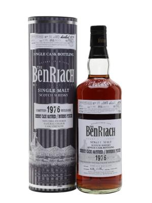 Benriach 1976 37 Year Old Bourbon Finish Cask 529 Speyside Whisky