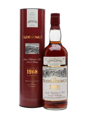 Glendronach 1968 25 Year Old Bot1993 Sherry Cask Highland Whisky