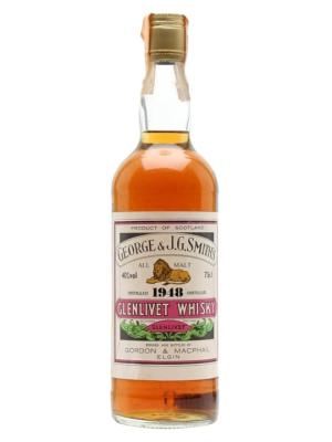 Glenlivet 1948 Bot1980s Gordon MacPhail Speyside Whisky