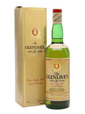 Glenlivet 12 Year Old Bot1980s Speyside Single Malt Scotch Whisky