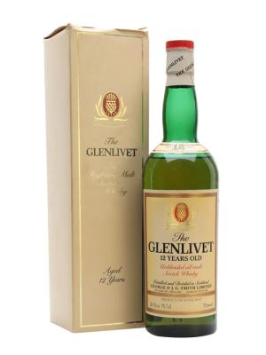Glenlivet 12 Year Old Bot1970s Speyside Single Malt Scotch Whisky
