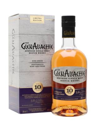 Glenallachie 10 Year Old Grattamacco Wine Finish Wine Cask Series Speyside Whisky