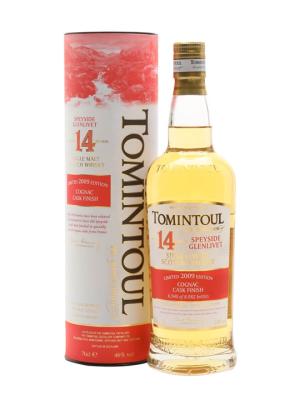 Tomintoul 2009 14 Year Old Cognac Finish Speyside Whisky