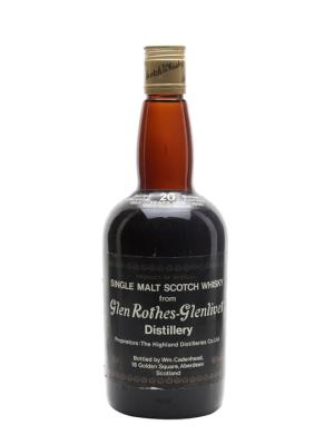 Glenrothes 1967 20 Year Old Sherry Cask Cadenheads Speyside Whisky